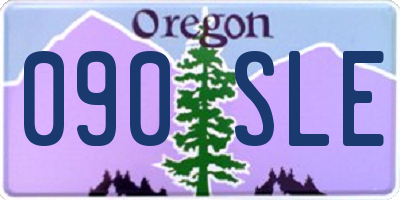 OR license plate 090SLE