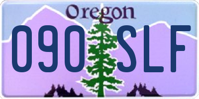 OR license plate 090SLF