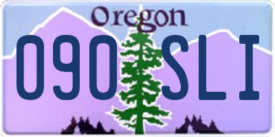 OR license plate 090SLI