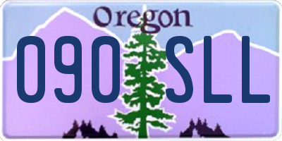 OR license plate 090SLL