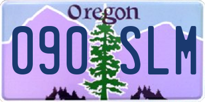 OR license plate 090SLM
