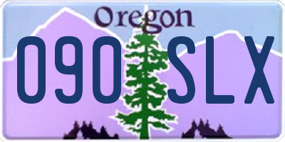 OR license plate 090SLX