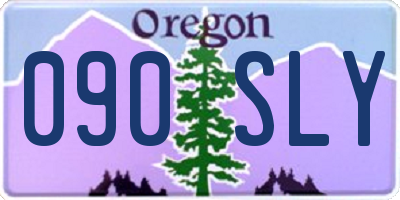 OR license plate 090SLY