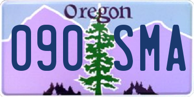 OR license plate 090SMA