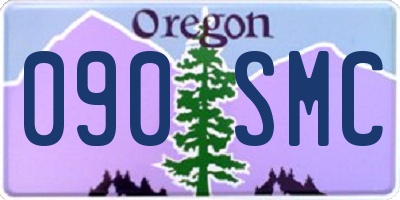 OR license plate 090SMC
