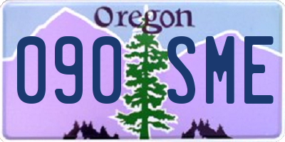 OR license plate 090SME