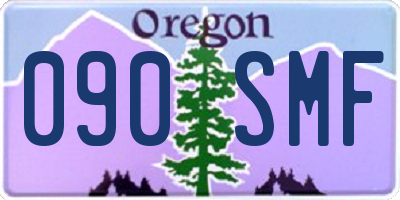OR license plate 090SMF