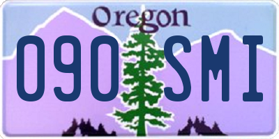 OR license plate 090SMI