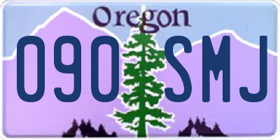 OR license plate 090SMJ