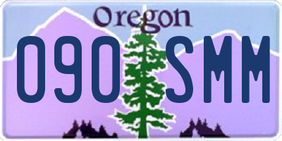 OR license plate 090SMM