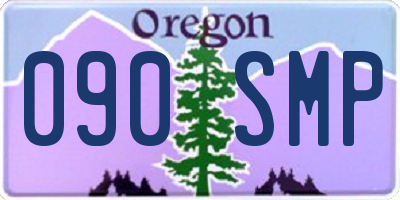 OR license plate 090SMP