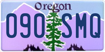 OR license plate 090SMQ