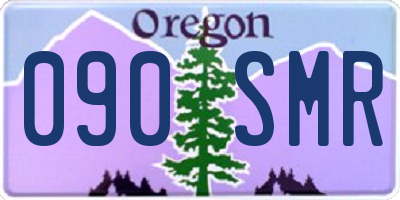 OR license plate 090SMR