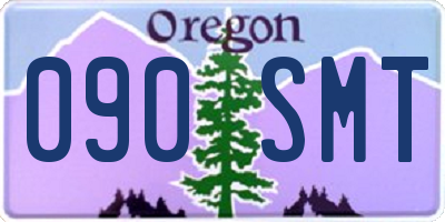 OR license plate 090SMT