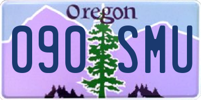OR license plate 090SMU