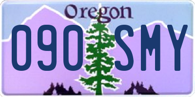 OR license plate 090SMY