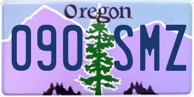 OR license plate 090SMZ