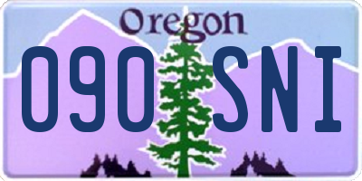 OR license plate 090SNI