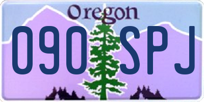 OR license plate 090SPJ