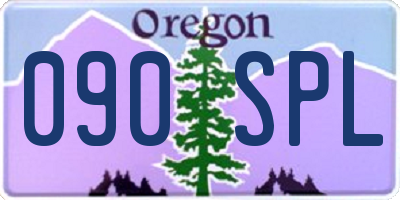 OR license plate 090SPL