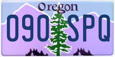 OR license plate 090SPQ