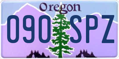 OR license plate 090SPZ
