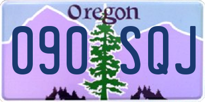 OR license plate 090SQJ