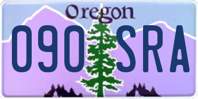 OR license plate 090SRA