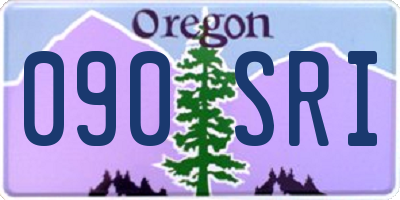 OR license plate 090SRI