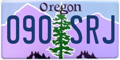 OR license plate 090SRJ