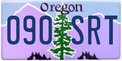 OR license plate 090SRT