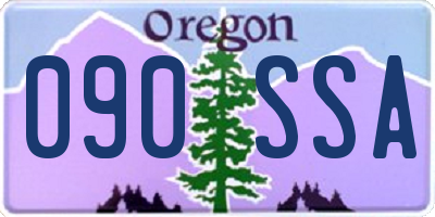 OR license plate 090SSA