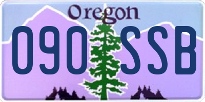 OR license plate 090SSB