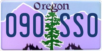 OR license plate 090SSO