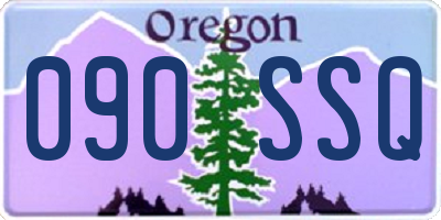 OR license plate 090SSQ
