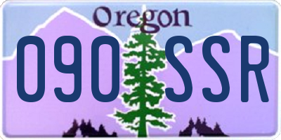 OR license plate 090SSR
