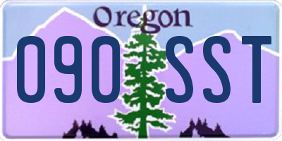 OR license plate 090SST