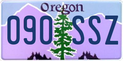 OR license plate 090SSZ
