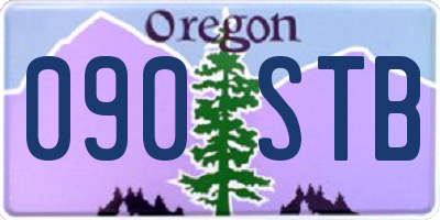 OR license plate 090STB
