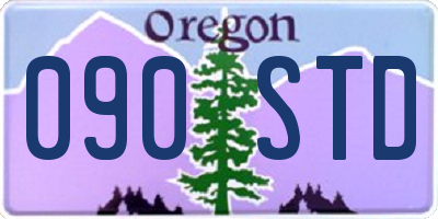 OR license plate 090STD