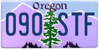 OR license plate 090STF