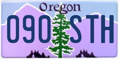 OR license plate 090STH
