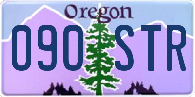 OR license plate 090STR