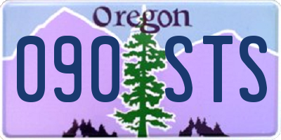 OR license plate 090STS