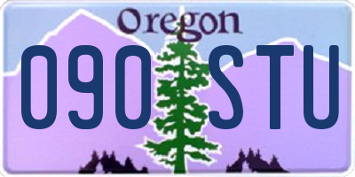 OR license plate 090STU