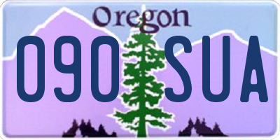 OR license plate 090SUA