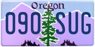 OR license plate 090SUG