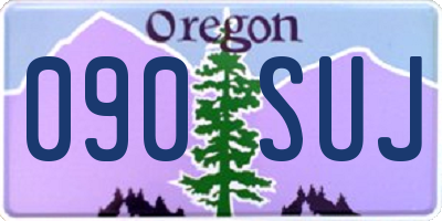 OR license plate 090SUJ