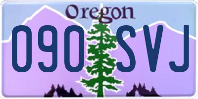 OR license plate 090SVJ