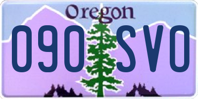 OR license plate 090SVO